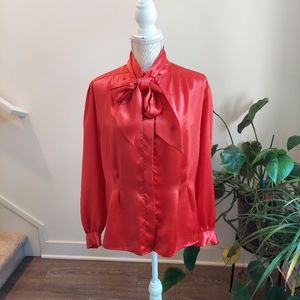 Vintage secretary blouse size 16